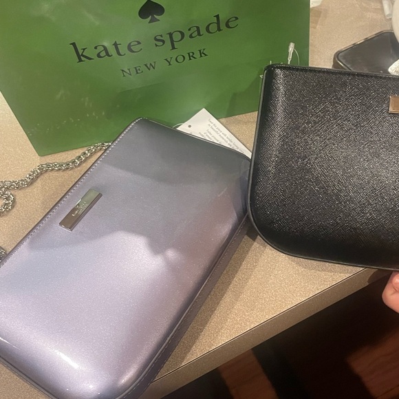 Kate Spade lavender clutch nwt